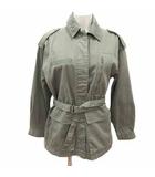 バンヤードストーム BARNYARDSTORM ミリタリージャケット ブルゾン ジップアップ 0 S 緑 グリーン /YK