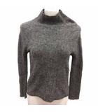 オールドイングランド OLD ENGLAND ニット セーター ハイネック 長袖 ウール 36 S チャコールグレー /YK