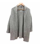 サマンサモスモス SM2 ロングカーディガン ニット 前開き 長袖 ウール M グレー /YK