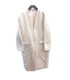 ニコアンド Niko and.. ノーカラーコート ロング 総裏地 M ベージュ /AU