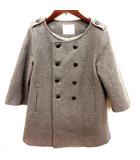 バナーバレット Banner Barrett コート ノーカラー 総裏地 ウール 1 グレー /RT