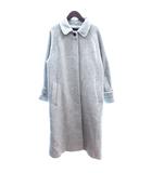 シンプリシテェ SIMPLICITE ステンカラーコート ロング 総裏地 ウール グレー /AU