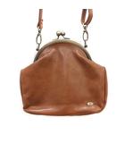 スタディオクリップ Studio Clip バッグ ポシェット がま口 フェイクレザー F 茶 ブラウン /MS