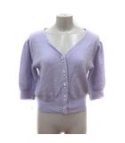 ジルバイジルスチュアート JILL by JILLSTUART カーディガン ニット 七分袖 F 紫 ラベンダー /MS