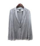インディヴィ INDIVI テーラードジャケット 40 L グレー /YI