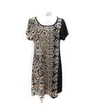 ブージュルード Bou Jeloud ニットワンピース ひざ丈 半袖 総柄 F マルチカラー /YI