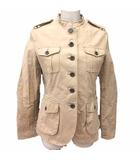 マカフィー MACPHEE トゥモローランド ミリタリージャケット カラーデニム ベージュ /YK