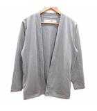 カーディガン 前開き 長袖 S グレー /YK