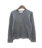 B&Y ユナイテッドアローズ BEAUTY&YOUTH ビューティー&ユース ニット セーター 長袖 リブ グレー /MN
