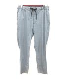 テーパードパンツ 総柄 ウエストマーク 46 グレー ライトグリーン /RT