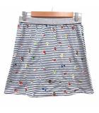 フランシュリッペ franche lippee 台形スカート ミニ ボーダー 総柄 SR グレー 紺 ネイビー /YK