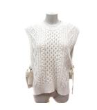フリークスストア FREAKS STORE ベスト ニット プルオーバー ケーブル F 白 アイボリー /MN