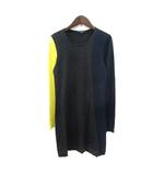 セオリー Theory ワンピース ニット ミニ 長袖 S グレー /MN