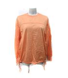 マカフィー MACPHEE トゥモローランド カットソー 長袖 シアー S オレンジ /YI