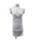 ロイヤルパーティー ROYAL PARTY ワンピース ミニ 半袖 F グレー /YI