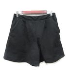 クチュールブローチ COUTURE BROOCH パンツ キュロット 総柄 38 M 黒 ブラック /YI