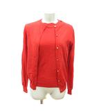 アンサンブル ニット カーディガン カットソー 五分袖 F 赤 レッド /MN