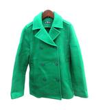 ニーム NIMES Pコート ピーコート ウール 0 XS 緑 グリーン /AU