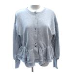 フリークスストア FREAKS STORE カーディガン スウェット ペプラム 指穴 長袖 F グレー /AU