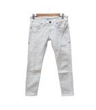  タヴァニティソージーンズ TAVERNITI SO JEANS パンツ デニム ジーンズ スキニー カラーデニム 25 白 ホワイト /MS