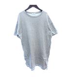 ジャーナルスタンダード ラックス JOURNAL STANDARD LUXE Tシャツワンピース ミニ 五分袖 グレー /AU