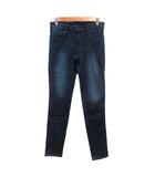 リー LEE デニムパンツ ジーンズ スキニー ウォッシュ加工 裏起毛 S 紺 ネイビー /MN