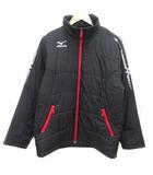 ミズノ MIZUNO 中綿ジャケット ブルゾン ジップアップ 総裏地 M 黒 ブラック /YK