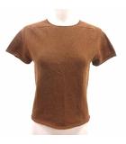 マックスマーラ MAX MARA ニット カシミヤ 半袖 ウール アンゴラ混 カシミヤ混 M 茶 ブラウン /YK