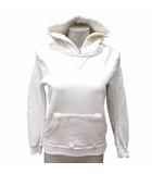 ダブルスタンダードクロージング ダブスタ DOUBLE STANDARD CLOTHING パーカー プルオーバー フード 長袖 F 白 ホワイト /YK