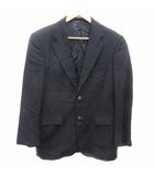 ランズエンド LANDS' END テーラードジャケット 総裏地 ウール 黒 ブラック /YK