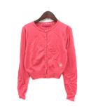 ドーリーガールバイアナスイ DOLLY GIRL by ANNA SUI カーディガン ニット 刺繍 フリル 2 M ピンク /MN