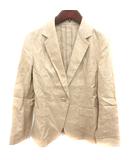 グリーンレーベルリラクシング ユナイテッドアローズ green label relaxing ジャケット テーラード 麻 リネン 38 ベージュ /RT