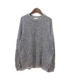 ニット セーター 長袖 L 紺 ネイビー /MN