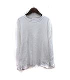 ニット カットソー 長袖 44 M 白 ホワイト /YI