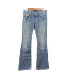 セオリー Theory デニムパンツ ジーンズ テーパード ウォッシュ加工 ブーツカット 2 M 青 ブルー /MN