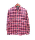 アールニューボールド R.NEWBOLD ネルシャツ チェック 長袖 XL ピンク /MN