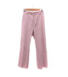 アルシーヴ archives パンツ フレア ブーツカット ギンガムチェック M 赤 レッド 白 ホワイト /MS