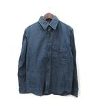 ジャーナルスタンダード JOURNAL STANDARD シャツ 長袖 麻 リネン M 紺 ネイビー /YI