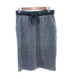 ベイフロー BAYFLOW タイトスカート ひざ丈 スウェット 3 M グレー /AU