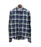 ジャーナルスタンダード レリューム JOURNAL STANDARD relume ネルシャツ チェック 長袖 S 紺 ネイビー /MN