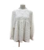 ドゥアルシーヴ DOUX ARCHIVES チュニック シアー 長袖 F 白 ホワイト /MS