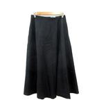 イエナ IENA フレアスカート ロング ウール 34 S 黒 ブラック /MN