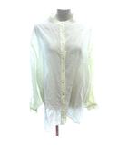 アングリッド UNGRID チュニック シャツ ブラウス ノーカラー 長袖 F 黄色 イエロー /AU