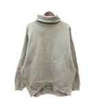 フリークスストア FREAKS STORE トレーナー タートルネック 長袖 裏起毛 F 緑 カーキ /MN