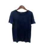 ニット カットソー 半袖 M 紺 ネイビー /MN