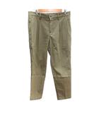 テーパードパンツ センタープレス M カーキ 緑 グリーン /AU