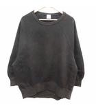 トレーナー スウェット 長袖 F こげ茶 ダークブラウン /YK