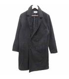 ルイス Lui's チェスターコート 総裏地 M 黒 ブラック /YK