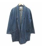 アングリッド UNGRID ガウンコート デニム スプリング 前開き F インディゴ /YK