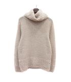 ユナイテッドアローズ ピンクレーベル UNITED ARROWS PINK LABEL ニット セーター タートルネック 長袖 ベージュ /MN